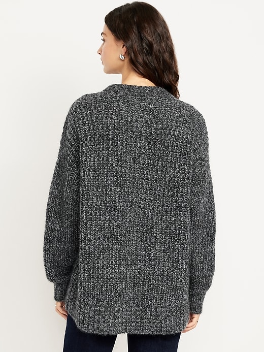 Image number 2 showing, Shaker-Stitch Crew-Neck Tunic Sweater