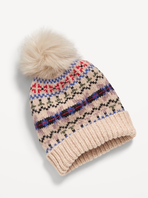 L'image numéro 2 présente Bonnet en tricot épais pour femme