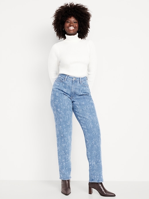 Image number 6 showing, Curvy High-Waisted OG Loose Textured Jeans