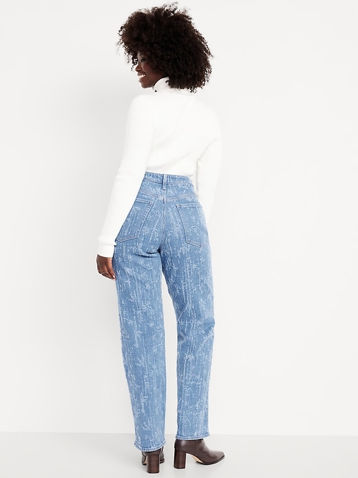 Image number 7 showing, Curvy High-Waisted OG Loose Textured Jeans