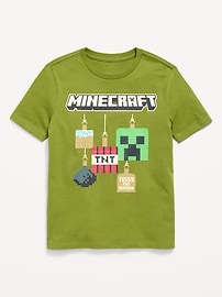 Image number 1 showing, Minecraft™ Gender-Neutral Graphic T-Shirt for Kids
