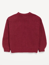 Image number 3 showing, Oversized Valentine's Day Graphic Sweater for Girls