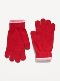 Image number 1 showing, Knit Gloves for Kids