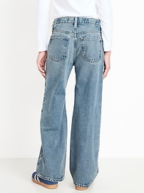 Image number 2 showing, Baggy Straight-Leg Jeans for Girls