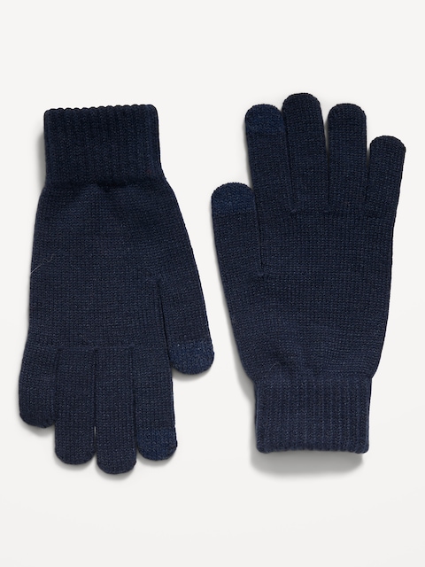 Gants compatibles avec écran tactile pour Homme - Bleu Marine