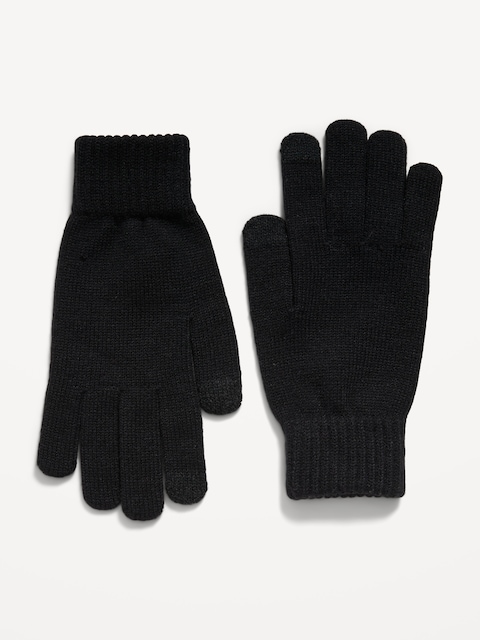 Gants compatibles avec écran tactile pour Homme - Noir De Jais