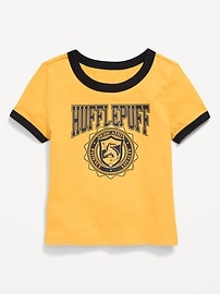 Image number 1 showing, Harry Potter™ Fitted Graphic Ringer T-Shirt for Girls