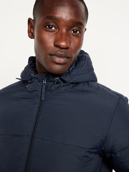 Image number 6 showing, Water-Resistant Hooded Puffer Jacket