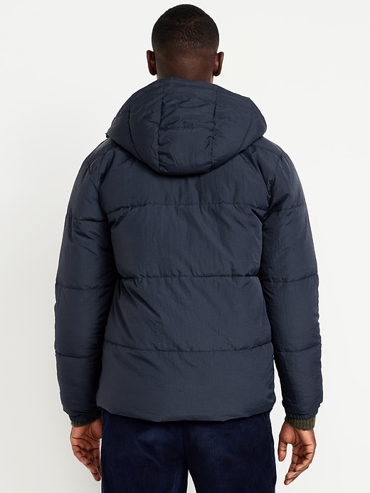 Image number 2 showing, Water-Resistant Hooded Puffer Jacket