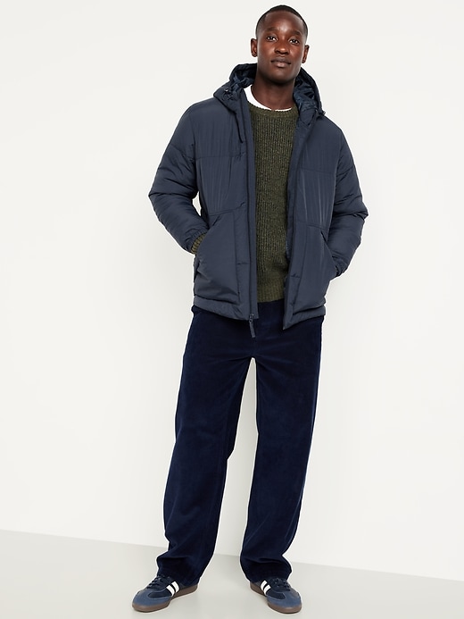 Image number 3 showing, Water-Resistant Hooded Puffer Jacket