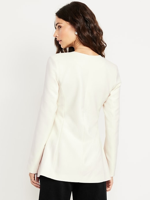 L'image numéro 2 présente Blazer long ajusté