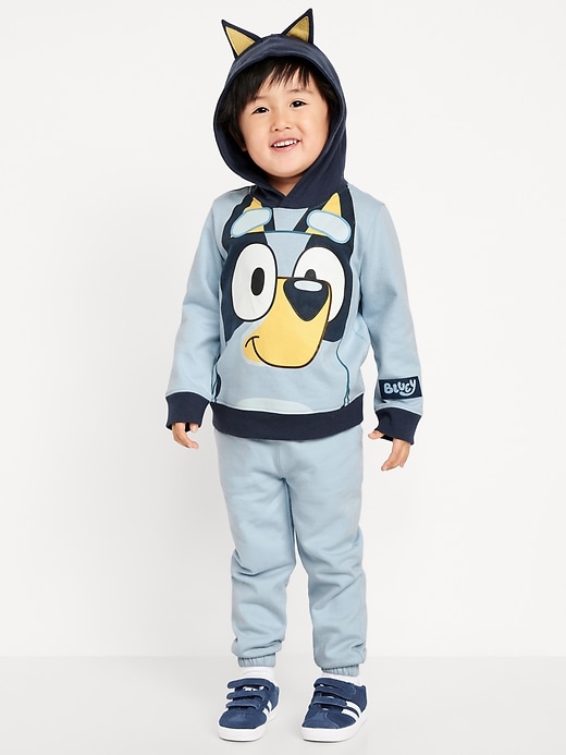 Image number 1 showing, Bluey™ Unisex Graphic Pullover Hoodie and Jogger Sweatpants Set for Toddler