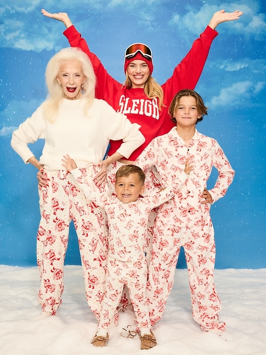 Image number 5 showing, Printed Flannel Pajama Set for Men