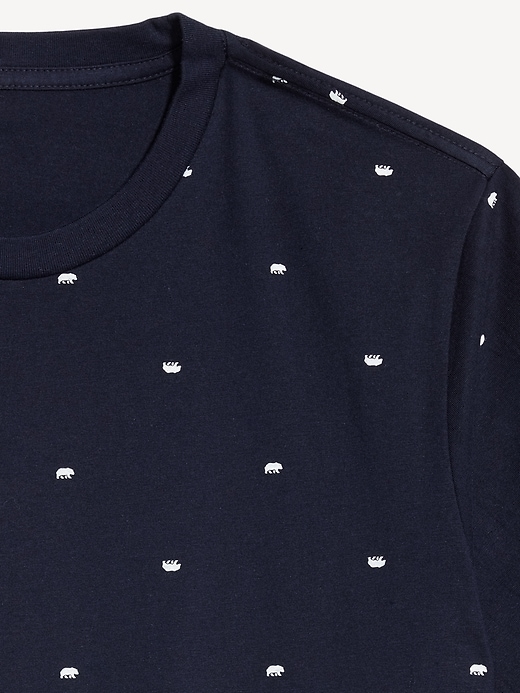 L'image numéro 5 présente T-shirt ras du cou