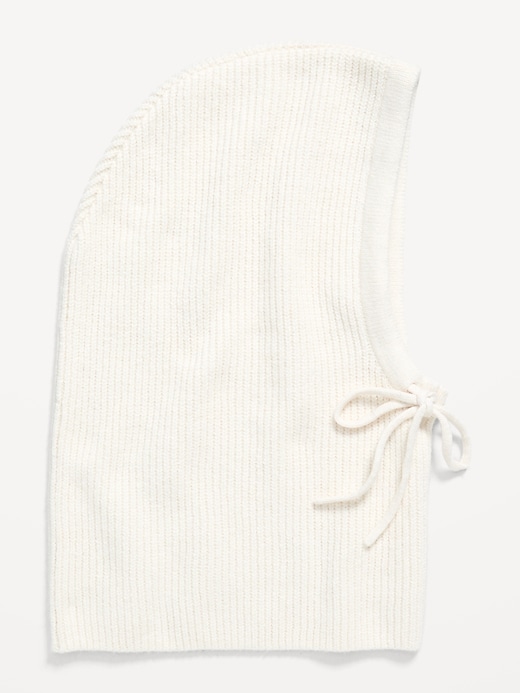 L'image numéro 2 présente Passe-montagne en tricot côtelé