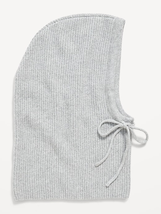 L'image numéro 2 présente Passe-montagne en tricot côtelé