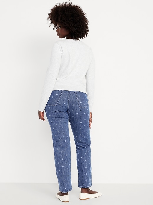 Image number 6 showing, Curvy Extra High-Waisted Straight Jeans