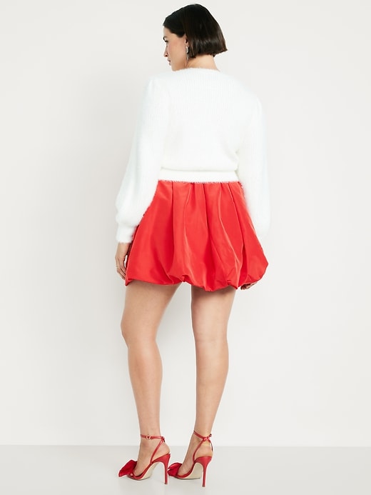 Image number 5 showing, Taffeta Bubble Mini Skirt