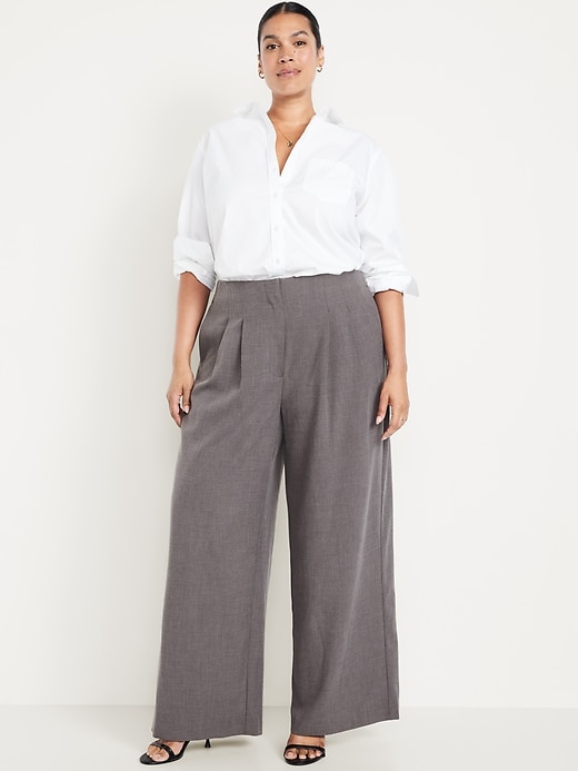 Image number 8 showing, Extra High-Waisted Super Wide-Leg Pants
