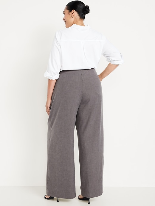 Image number 9 showing, Extra High-Waisted Super Wide-Leg Pants