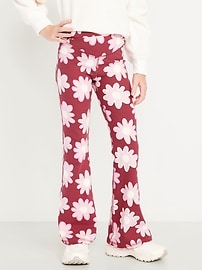 Image number 1 showing, High-Waisted PowerChill Crossover Flared Leggings for Girls