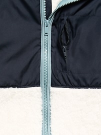 Image number 4 showing, Sherpa Mixed Media Vest for Boys