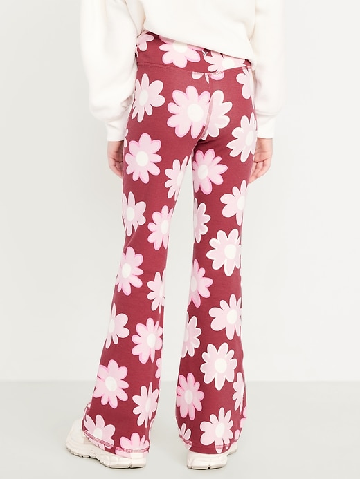 Image number 2 showing, High-Waisted PowerChill Crossover Flared Leggings for Girls