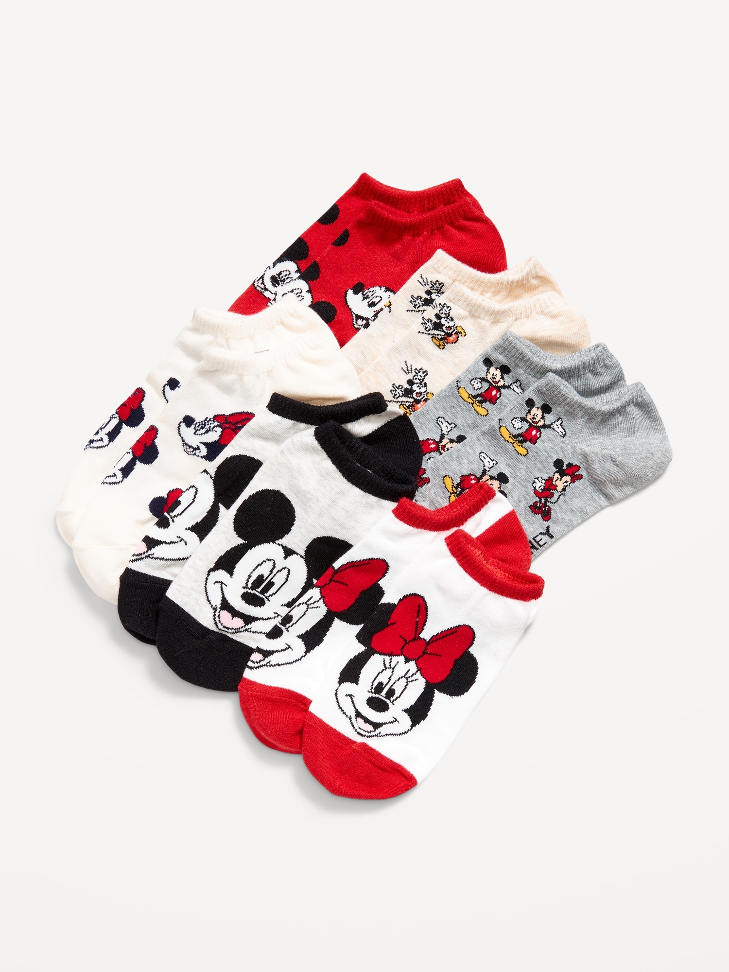 Disney© 6-Pack Novelty Ankle Socks for Women