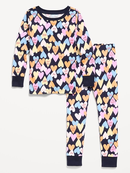 Image number 1 showing, Printed Snug-Fit Pajama Set for Toddler & Baby