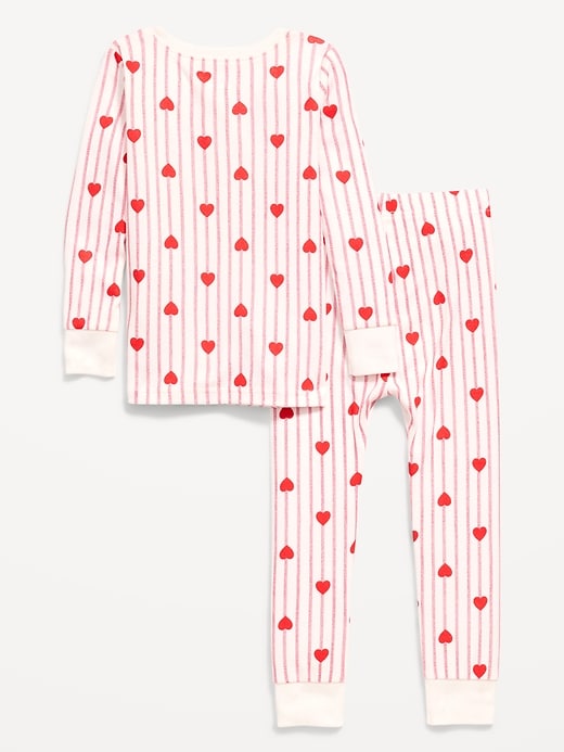 L'image numéro 2 présente Pyjama ajusté à motif pour tout-petit et bébé