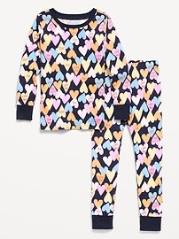 Image number 1 showing, Printed Snug-Fit Pajama Set for Toddler & Baby