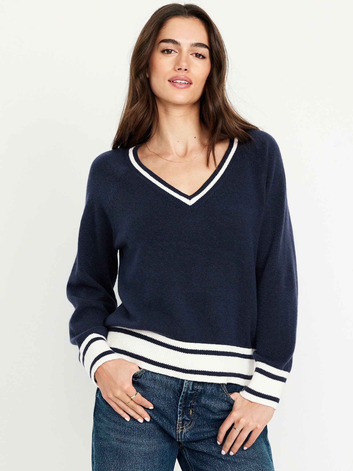 SoSoft Loose V-Neck Sweater