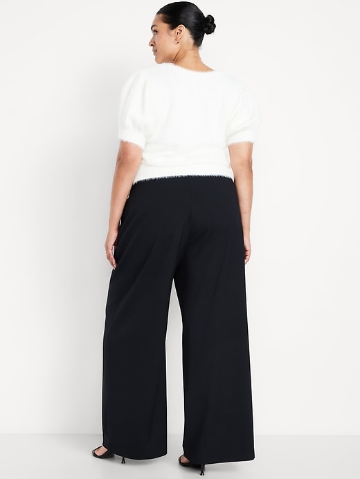 Image number 9 showing, Extra High-Waisted Super Wide-Leg Pants
