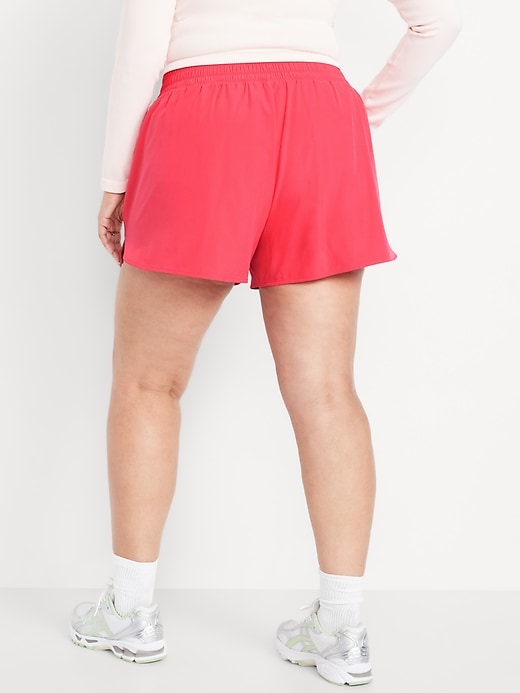 Image number 6 showing, Extra High-Waisted Crinkle Run Shorts -- 3-inch inseam