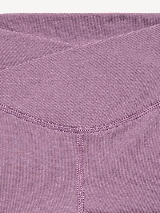 Image number 3 showing, High-Waisted PowerChill Crossover Flared Leggings for Girls