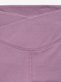 Image number 3 showing, High-Waisted PowerChill Crossover Flared Leggings for Girls