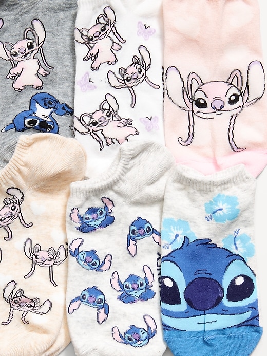 Image number 2 showing, Disney© 6-Pack Novelty Ankle Socks for Women