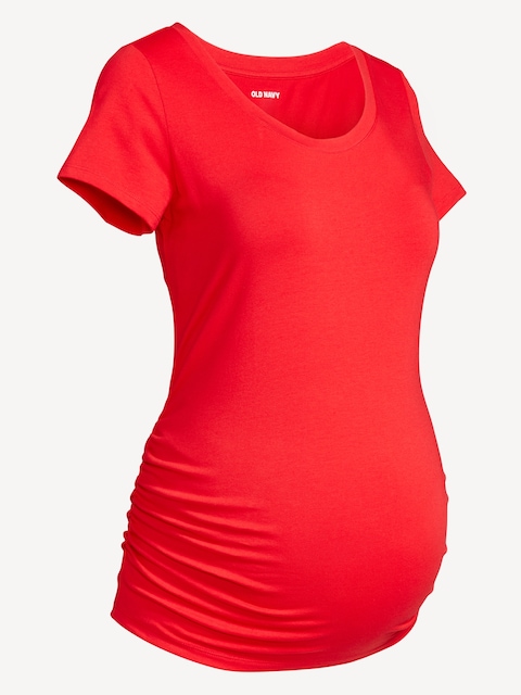 T-shirt à encolure dégagée de Maternité - Amaryllis