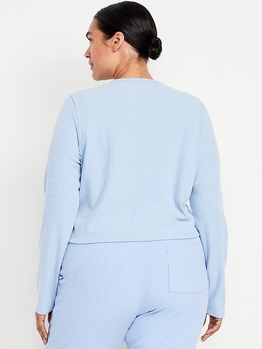 Image number 8 showing, Sweater Ribbed Cardigan Sweater