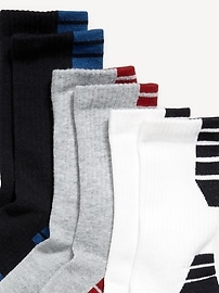 Image number 2 showing, Crew Go-Dry Basketball Socks 3-Pack for Boys