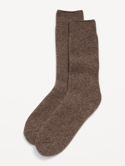 Chaussettes à doublure douillette pour Homme - Café Noir