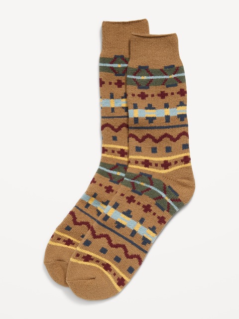 Chaussettes à doublure douillette pour Homme - Jacquard Festif