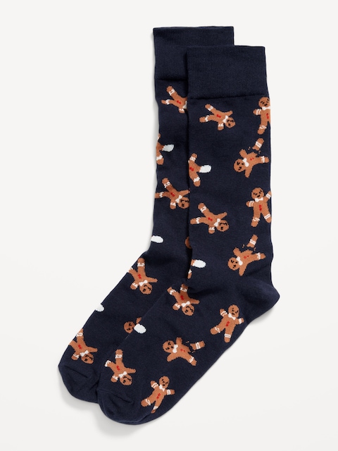 Chaussettes à imprimé de fantaisie pour Homme - Pain D’Épices
