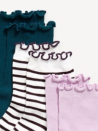 L'image numéro 2 présente Chaussettes à volants pour femme (paquet de 3 paires)