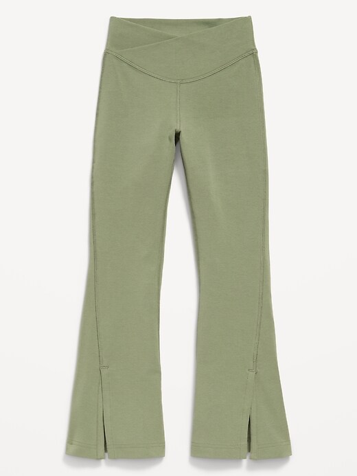 Image number 2 showing, High-Waisted PowerChill Flare Leggings for Girls