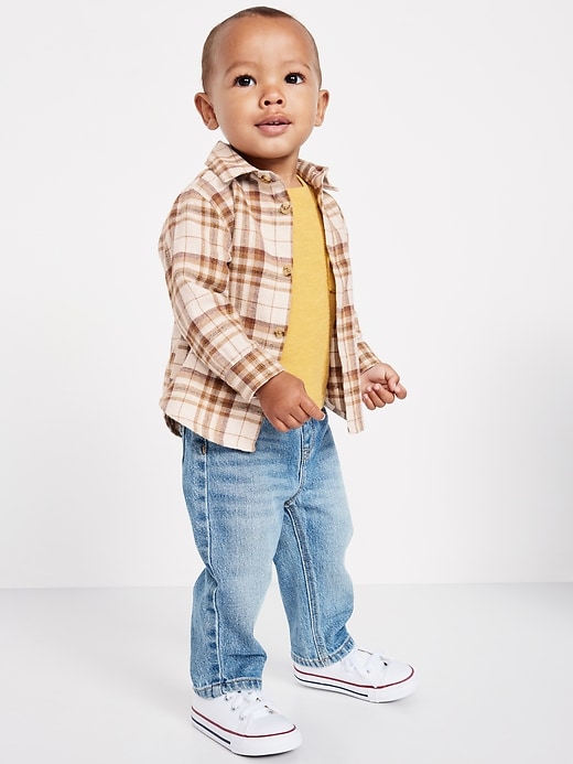 Image number 3 showing, Long-Sleeve Flannel Shirt for Baby