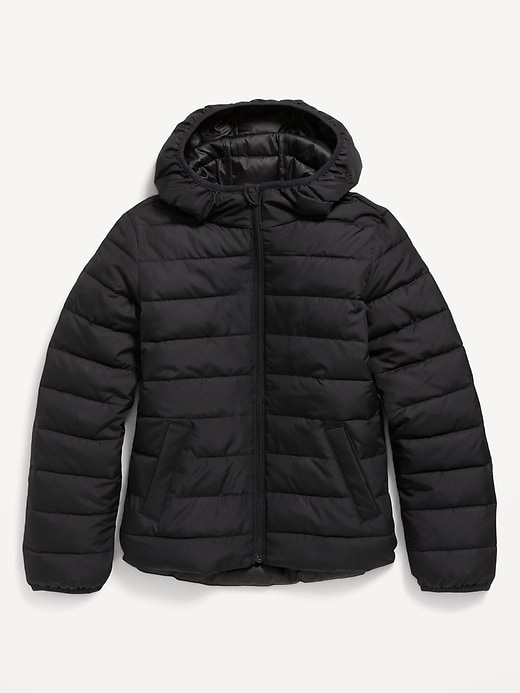 Image number 1 showing, Water-Resistant Narrow-Channel Puffer Jacket for Girls