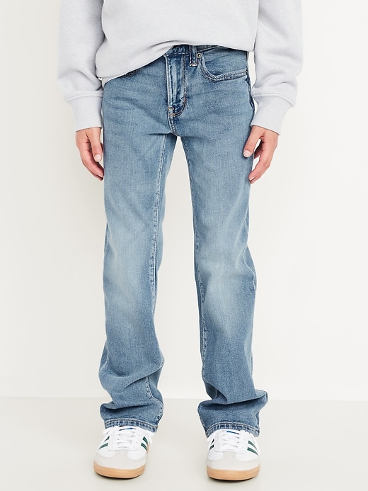 Image number 1 showing, Built-In Flex Boot-Cut Jeans for Boys