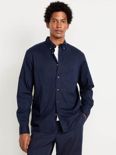 Classic Fit Everyday Poplin Shirt - In The Navy