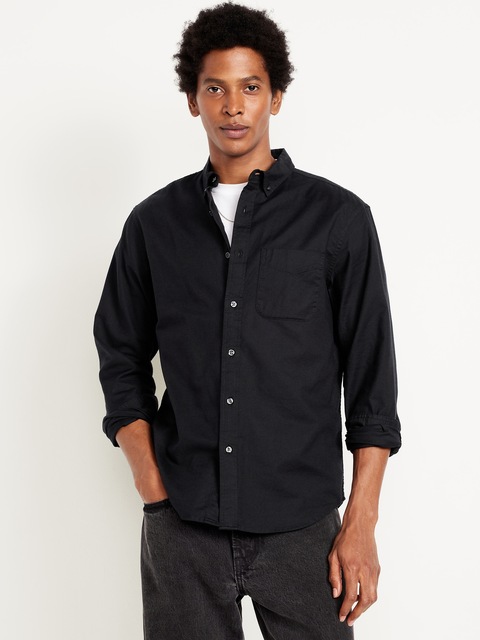 Classic Fit Everyday Oxford Shirt - Black Jack